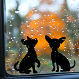 Playful Miniature dog Stickers - Set of 9 Tiny Chihuahua Decals for Car Mirrors, Laptops, Windows | Adorable Small Puppy Sticker Collection