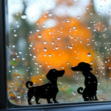Playful Miniature dog Stickers - Set of 10 Tiny dachshund Decals for Car Mirrors, Laptops, Windows | Adorable Small Puppy Sticker Collection