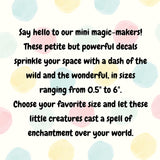 Cute Miniature Bunny Stickers - Set of Tiny Rabbit Decals for Car Mirrors, Laptops, and Windows, Adorable Small Rabbits Sticker Collection C