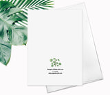 Succulent Card Note Cards Floral Blank Watercolour Card Flower Greeting Cards Mother's day Watercolor Succulents Moving Announcement Cards